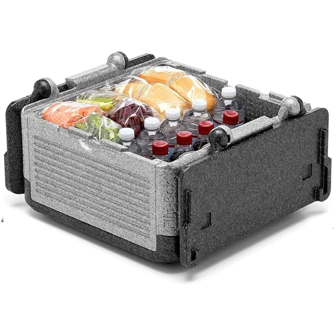Cooler, Collapsible 39L 60 Can Insulated Ice Chest, Portable Lightweight Hard Car Coolers, Large Waterproof Cooler Box