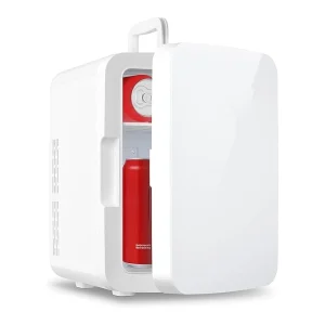 Portable Mini Fridge 10 Litre with cooler and Warmer Function, Skincare Fridge for Bedroom, Thermoelectric Cooler and Warmer Small Refrigerators for Drink